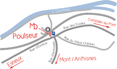 Carte de Poulseur